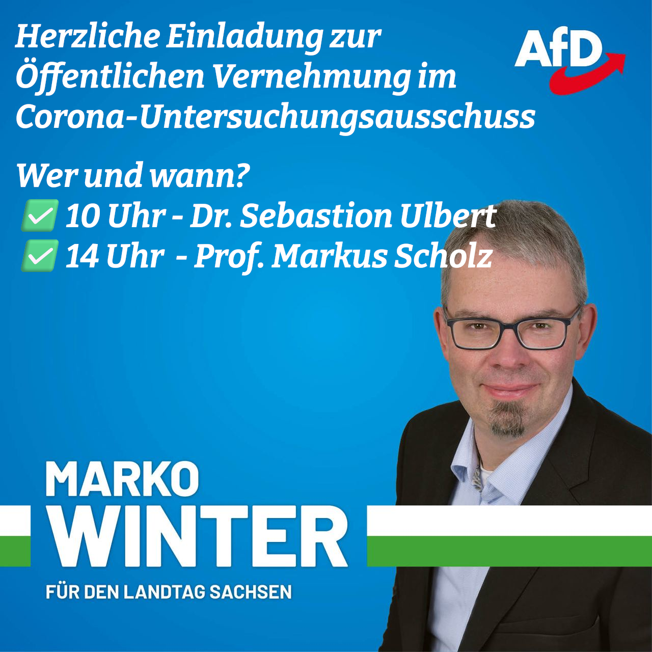 25. September 2025 nächste öffentliche Anhörung im Corona-Untersuchungsausschuss