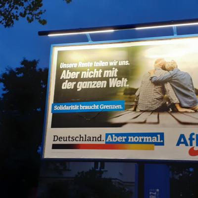 Schönes Plakatmotiv - Wahlkampf 2021