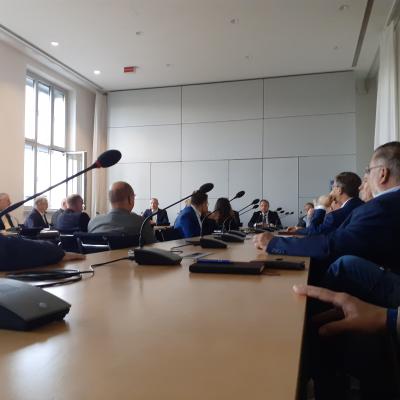 Vorstellung des zuk. Landtagspäsidenten Dierks in der Fraktion